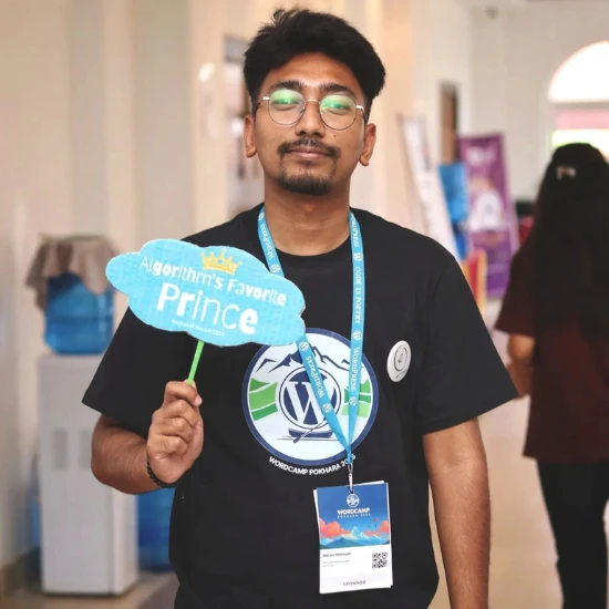 Bikrant Maharjan - SEO and Marketing Lead at WordCamp Pokhara 2025