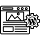 Simple WordPress Website Icon