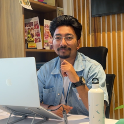 Bikrant Maharjan at Office
